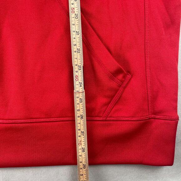 Nike Therma-Fit Hoodie Men‎ L Red Manny Pacquiao Logo Pullover Boxing Sweatshirt - Picture 8 of 10